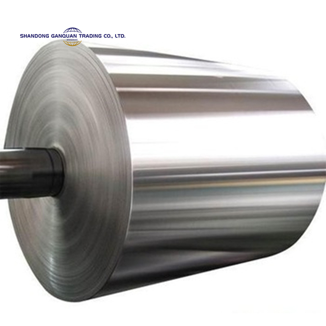 Bobine en aluminium/aluminium personnalisée en usine avec dos en polysurlyn pour la construction de bâtiments à barrière contre l'humidité utilisée A1050 1060 1100 3003 3105 5005 5052 5083